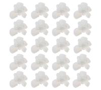 Hoement 20pcs Realistic Popcorn Resin Charms for DIY Jewellery Making and Phone Case Decoration, Miniature Food Accessories with Detailed Texture, for Crafting and Photography Props