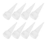 Hoement 20Pcs Reusable Caulking Tips Nozzle Extension Applicator Kit for Sealant Finishing, Precision Caulk Applicator Tips Compatible with Adhesive Tubes, Suitable for Home and DIY