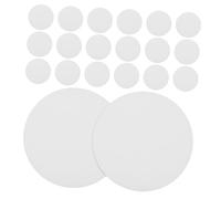 Hoement 20pcs Round Downlight Diffuser Covers Dust-Resistant LED Recessed Light Shading Plates Spotlight Diffusion Replacement for Home and Office Lighting