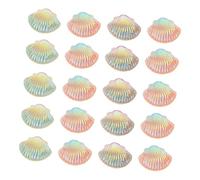 Hoement 20Pcs Shape Phone Case Charms DIY Decoration Random Gradient Colors Lightweight Craft Accessories for Unique Phone Cover Ornament Random Color