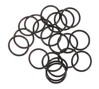 Hoement 20pcs Small Silencer Ring Rubber Trumpet Slide Bumper Stopper for Trumpet Instrument Repair Parts