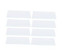 Hoement 20pcs Transparent Glass Welding Protective Replacement Lens for Helmet Inner Cover Anti-spark Industrial Use