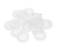 Hoement 20pcs Transparent Piggy Bank Stoppers Money Saving Box Plugs Multi-purpose Piggy Bank Plugs for Cash Jars Easy to Install and Lightweight