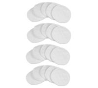 Hoement 20pcs Washable Nursing Pads for Breastfeeding White Cotton Leakproof Breast Pads with High Absorbency Layers Soft Reusable Breastfeeding Supplies for Moms at Home Work Travel