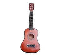 Hoement 21-inch Acoustic Guitar for Boys and Girls Beginner Folk Music Instrument Safe Wooden Craft in Coffee Color for Toddlers and Children Learning Music