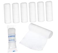 Hoement 24 Rolls Individually Wrapped Stretchable Gauze Bandage Breathable Mesh Wrap for Wounds and Injuries Medical Grade Tear Resistant Dressing Supplies Essential Kit