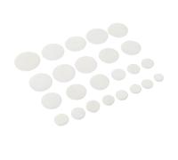 Hoement 24Pcs Bassoon Pads with Adhesive Backing Hole Gaskets for Bassoon Maintenance for Musical Instrument Repair and Sealing Random Color Random Color