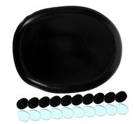 Hoement 24pcs Drum Mute Pads Snare Drum Practice Pad Metronome for Quiet Accessories