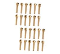 Hoement 24pcs Guitar Strings for Electric Guitar Full Open Tuning Pegs High Durability String Pegs Easy to Use Bridge Pin for Acoustic