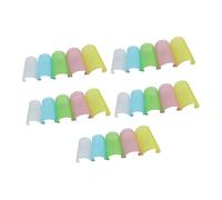 Hoement 25 Pcs Plastic Flute Protective Films Covers for Bamboo Flutes in c Key d Key e Key f Key g Key Soft Material Suitable for Chinese Folk Wind Instruments Random Color