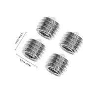 Hoement 250pcs Stainless Steel Pointed Hex Socket Screws Kit with Clear Storage Box Threaded Fasteners for Home Office and Industrial Equipment Assembly