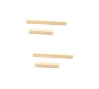 Hoement 2pcs Acoustic Guitar Nut and Saddle Easy Fit Classical Guitar Nut for Accessory Kit Random Style