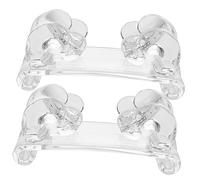Hoement 2pcs Acrylic Thumb Piano Stand Kalimba Display Holder Sturdy and Easy to Install Riser for Stands