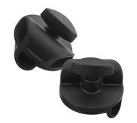 Hoement 2pcs Adjustable Microphone Clip Holder Bracket, Black Abs and Iron Material, Easy to Install and Maintain, Suitable for Live Streaming and Gaming Mic Stand Accessories