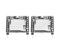 Hoement 2pcs Adjustable Volume Mini Player Module with Serial Control Compact Card Music Player Board for DIY Audio Projects Portable Sound Module Compatible with Dfplayer Mini
