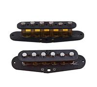 Hoement 2pcs Alnico Pickup Slug Bobbin Covers for Electric Guitar, Humbucker Bobbin Plastic Accessories, Compatible Electric Guitar Parts and Pickups