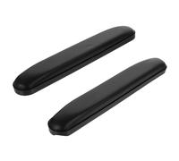 Hoement 2Pcs Armrest Pad Black PVC Sponge Cushion for Wheelchair Patient Care Accessories with Slip Design Compatible with Wheelchairs Durable and Comfortable Elbow Support