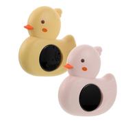 Hoement 2pcs Bath Thermometer for Duck-Shaped Water Temperature Measuring Tool Lightweight and Portable for Bathtub Pool Spa Use Instant Accurate Temperature Detection