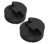 Hoement 2pcs Black Violin Practice Mutes Sound Mufflers for Silent Training and Volume Control Accessories for Violinists Suitable for Quiet Practice at Home School Travel