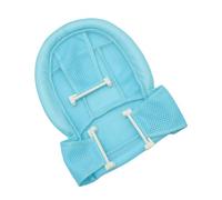 Hoement 2pcs Blue Bath Net Support Seat Comfortable Boy Girl Bathing Cushion for Tub Bath Pad Newborn Use