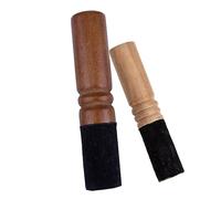 Hoement 2pcs Buddha Sound Bowl Mallets Accessory Medium Large Wooden Singing Bowl Strikers for Meditation and Yoga Practice