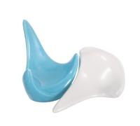 Hoement 2pcs Ceramic Ocarina Stand Tripod Holder for 6-hole and 12-hole Ocarinas Universal Musical Instrument Display Base for Collectors and Wind Instrument Enthusiasts