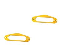 Hoement 2pcs Diy Guitar Pickup Frame Mounting Ring Single Coil Pickup Ring for Tl Style Electric Guitars Metal Humbucker Screws Gb408a