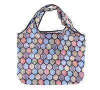 Hoement 2pcs Eco-friendly Shopping Tote Bag Large Capacity Reusable Polyester Foldable Storage Bag Practical for Fruit Food Shopping and Storage