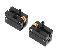 Hoement 2pcs Electric Guitar Roller Saddles for Headless Electric Guitars Precision Tuning Stability and Seamless Installation for Gigs and Studio Sessions