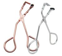 Hoement 2pcs Eyelash Curler for Women Easy to Use Portable Metal and Silicone Eyelashes Curling Tool Makeup Accessory for Eye Lash Curl