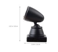 Hoement 2Pcs Green Mini Train Signal Lights Model Railway Accessories for Sand Table Layout, Micro Landscape Light Ornaments, Simulation Spotlight for Model Train Scenery