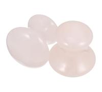 Hoement 2pcs Gua Sha Stone Powder Crystal Scraping Boards with Beautiful Shape, Easy to Hold Facial Massage Tools for Neck Massage and Nourish the Skin, Healthy Gift
