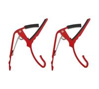 Hoement 2pcs Guitar Capo Aluminium Alloy Clip Capo for Ukulele Electric Guitar Tuner for Chord Changer