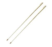 Hoement 2pcs Metal Divining Rods Telescopic Water Detection Tools Lightweight Portable Dowsing Set for Geologists Outdoor Exploration and Fieldwork
