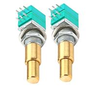 Hoement 2pcs Metal Guitar Audio Potentiometer Replacement Pots for Guitars Easy Install Volume Control
