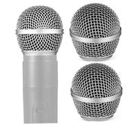 Hoement 2pcs Microphone Metal Mesh Grille Replacement for Easy Installation Enhanced Sound Clarity Construction for Studio and Live Performance