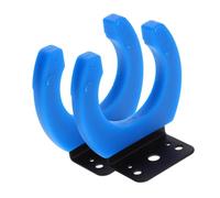 Hoement 2pcs Microphone Wall Bracket Mount for Professional Recording Studios and Radio Broadcasting, Navy Rubber and Iron Mic Holder with Versatile Design and Strong Wall Clamp