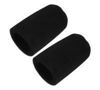 Hoement 2Pcs Microphone Wind Muff Sponge Covers Compatible with Shure Sm7Db, Noise Reduction Windscreen for Conference, Live Streaming, and Stage Microphone Protection