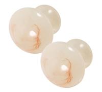 Hoement 2pcs Mushroom Shape Resin Face Massage Tools for Facial and Body Use Unique Scraping Design for Chin and Skin Care Massage Suitable for Adults and Gift Giving