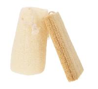 Hoement 2pcs Natural Loofah Sponges Kitchen Dishcloth Cleaning Sponge Bowl Scrubber for Face Body