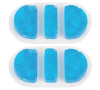 Hoement 2pcs Nose Therapy Ice Pack Gel Cold Compress for Injuries and Travel, Reusable TPU Gel Material, Safe for Ages, Blue Cold Pack for Nose Bleeding Relief and Cooling