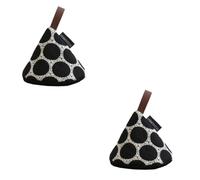 Hoement 2pcs Oven Mitts Heat Resistant Cooking Mittens Lid Clip Covers Scalding Gripper Kitchen Mittens Oven Mitts Bake Microwave Cover