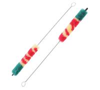 Hoement 2pcs Piccolo Cleaning Brush Flexible Maintenance Tools for Musical Instruments Lightweight and Portable Piccolo Care Kit Durable and Practical Cleaning Brushes