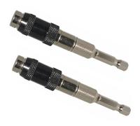 Hoement 2Pcs Pivot Bit Holder Magnetic Drill Bit Extension Flexible Swivel Screwdriver Head Rod for Tight Spaces and Corners for Power Tools and DIY Projects