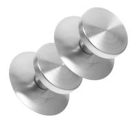 Hoement 2pcs Pot Lid Knob Pot Lid Handle Stainless Steel Universal Design Comfortable Touch Wear-Resistant Cookware Replacement for Kitchen Cooking