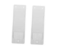 Hoement 2pcs Pressure-Regulated Abs Shipping Container Vent Cover Weather-Resistant Cargo Box Air Vent Cap with Dust-Blocking Mesh for Trailer and Cargo Trailer Airflow Management