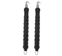 Hoement 2pcs Rebar Tie Wire Tool with Curved Hook for Construction Automatic Wire Twisting Device Heavy Duty Steel Durable Pulling Tool for Fence and Rebar Binding