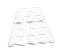 Hoement 2pcs Refrigerator Shelf Panels Freezer Dividers Mesh Organizers for Fridge and Freezer Storage Management