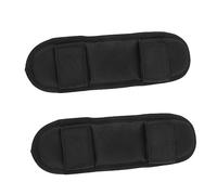 Hoement 2pcs Removable Shoulder Straps Pad for Backpack Weight Reducing Shoulder Pads for Comfortable Carrying Portable Cushion for Mountaineering Bags Laptop Camera Messenger Bags Black
