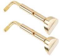Hoement 2pcs Replacement Violin Chin Rest Screw Metal Violin Chin Rest Fitting Screw for Parts Accessories